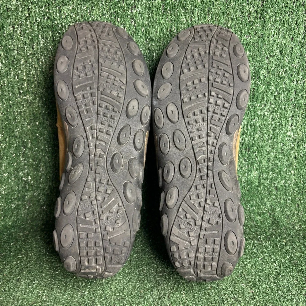 Merrell Jungle Moc Waterproof Suede Slip On Outdoor Hiking Shoe Brown Mens Sz 13